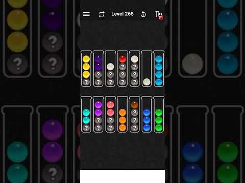 Video guide by Game Help: Ball Sort Color Water Puzzle Level 265 #ballsortcolor