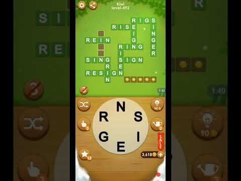 Video guide by ETPC EPIC TIME PASS CHANNEL: Word Farm Cross Level 492 #wordfarmcross