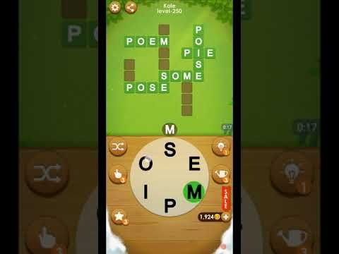 Video guide by ETPC EPIC TIME PASS CHANNEL: Word Farm Cross Level 250 #wordfarmcross