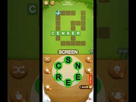 Video guide by ETPC EPIC TIME PASS CHANNEL: Word Farm Cross Level 241 #wordfarmcross
