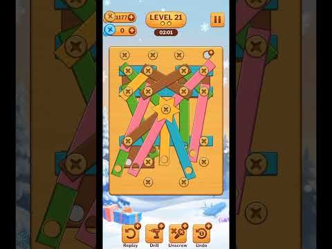 Video guide by Game Zone: Wood Nuts, Bolts and Screws Level 17 #woodnutsbolts