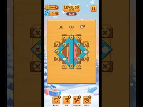 Video guide by Game Zone: Wood Nuts, Bolts and Screws Level 35 #woodnutsbolts