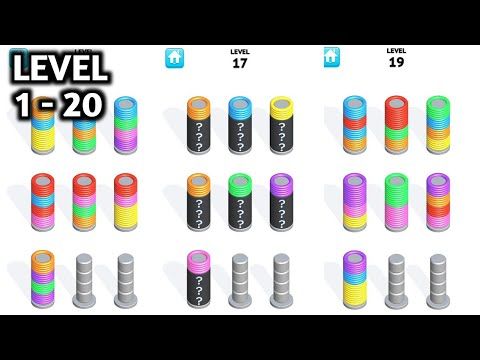 Video guide by SHUBHAM THE GAMING GURU – PUZZLE: Slinky Sort Puzzle Level 1 #slinkysortpuzzle