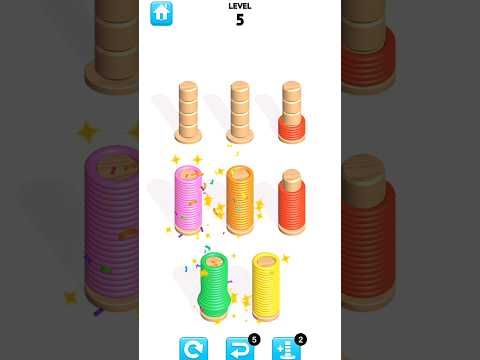 Video guide by RADHIKA KAPOOR GAMING : Slinky Sort Puzzle Level 5 #slinkysortpuzzle