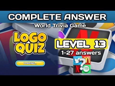 Video guide by Brain It Quizzes & Anime: Logo Quiz World  - Level 13 #logoquizworld