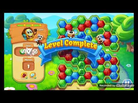 Video guide by JLive Gaming: Bee Brilliant Blast Level 415 #beebrilliantblast