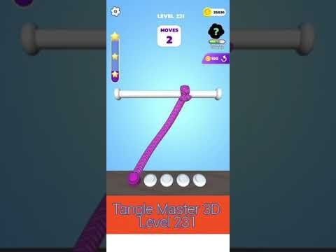Video guide by Fillin835: Tangle Master 3D Level 231 #tanglemaster3d