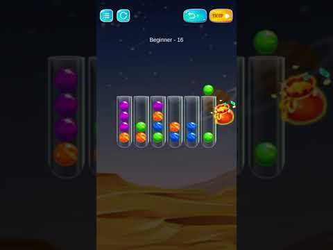Video guide by Nehra Gaming: Golden Bubble Sort Level 16 #goldenbubblesort