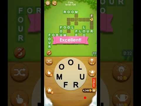 Video guide by ETPC EPIC TIME PASS CHANNEL: Word Farm Cross Level 724 #wordfarmcross