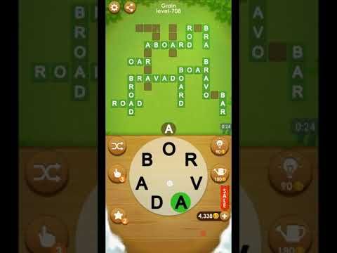 Video guide by ETPC EPIC TIME PASS CHANNEL: Word Farm Cross Level 708 #wordfarmcross