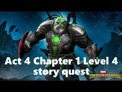 Video guide by RizzoTheLegend: Marvel Contest of Champions Chapter 1 - Level 4 #marvelcontestof