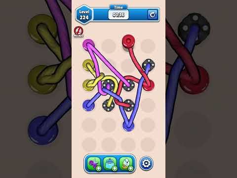 Video guide by RiddlesbySue: Twisted Tangle Level 224 #twistedtangle