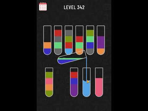 Video guide by Marcela Martinez: Water Sort Puzzle Level 342 #watersortpuzzle