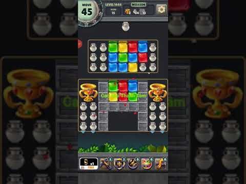 Video guide by Calculus Physics Chem Accounting Tam Mai Thanh Cao: Jewel Blast : Temple Level 1444 #jewelblast