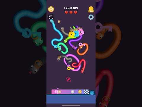 Video guide by Ines2906: Tangled Snakes Level 109 #tangledsnakes