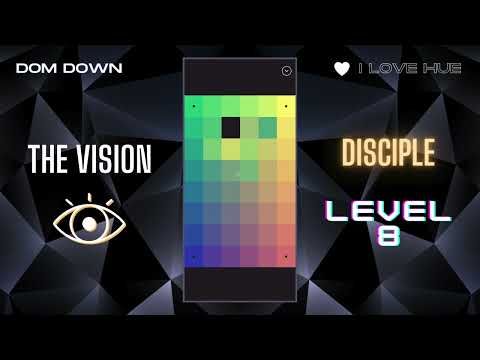 Video guide by Dom Down Games: I Love Hue Level 610 #ilovehue