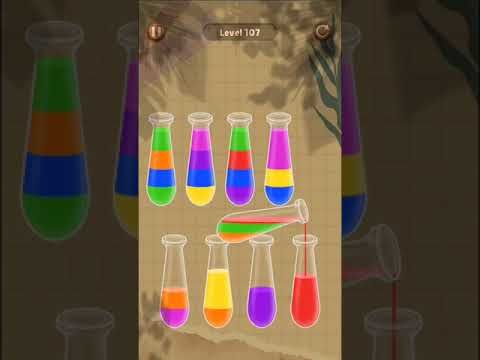 Video guide by ade aprianti: Water Sort Color Puzzle Level 107 #watersortcolor