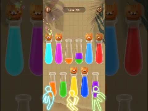 Video guide by ade aprianti: Water Sort Color Puzzle Level 99 #watersortcolor