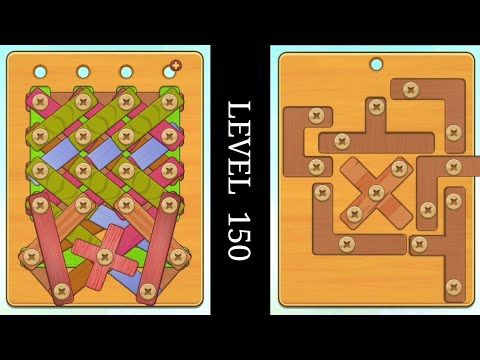 Video guide by DB2 Gaming: Wood Nuts & Bolts Puzzle Level 150 #woodnutsamp