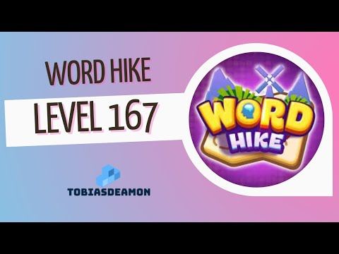 Video guide by puzzledCUBES: Word Hike Level 167 #wordhike