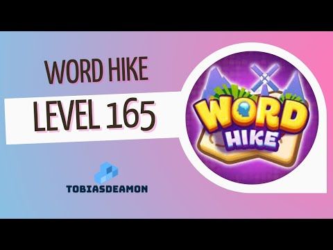 Video guide by puzzledCUBES: Word Hike Level 165 #wordhike