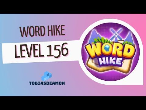 Video guide by puzzledCUBES: Word Hike Level 156 #wordhike