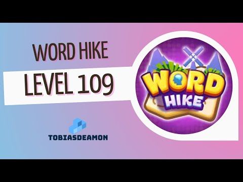 Video guide by puzzledCUBES: Word Hike Level 109 #wordhike