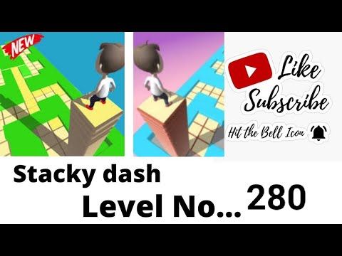Video guide by Gaming Journey : Stacky Dash Level 280 #stackydash
