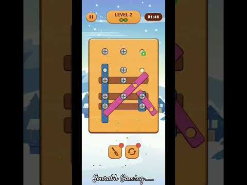 Video guide by Sourabh Gaming: Wood Nuts & Bolts, Screw Level 2 #woodnutsamp