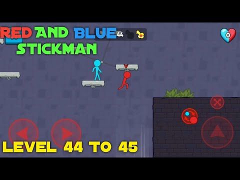 Video guide by Kamal Ke Games: Red and Blue Level 44 #redandblue
