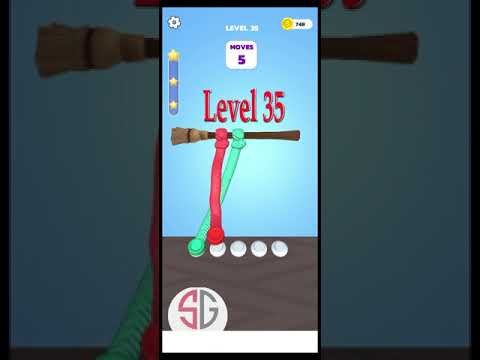 Video guide by Shorts Game TV : Tangle Master 3D Level 35 #tanglemaster3d