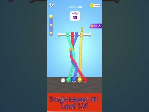 Video guide by Fillin835: Tangle Master 3D Level 185 #tanglemaster3d
