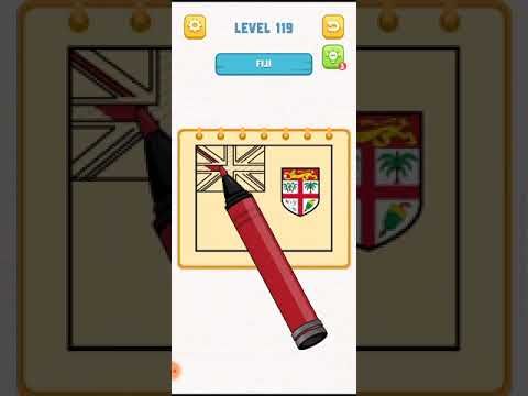Video guide by الرابح Win: Flag Painting Puzzle Level 119 #flagpaintingpuzzle