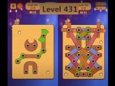 Video guide by Lim Shi San: Wood Nuts & Bolts Puzzle Level 431 #woodnutsamp