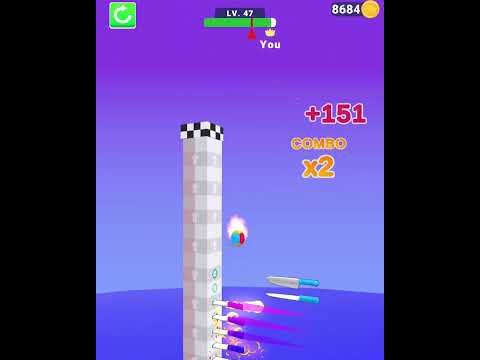 Video guide by Psycho Plays: Ball Up: Knife Racing Level 47 #ballupknife