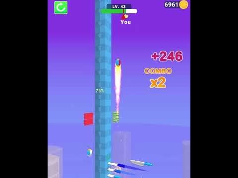 Video guide by CrLazy Gaming: Ball Up: Knife Racing Level 43 #ballupknife
