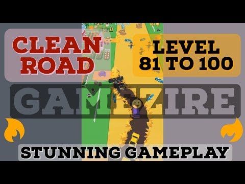 Video guide by Gamezire: Clean Road Level 81 #cleanroad