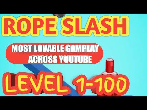 Video guide by LOOKUP GAMING: Rope Slash Level 1100 #ropeslash