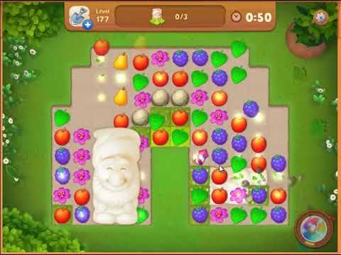 Video guide by Game House: Gardenscapes Level 177 #gardenscapes
