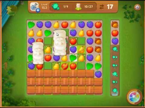 Video guide by Game House: Gardenscapes Level 153 #gardenscapes