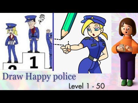 Video guide by : Draw Happy Police!  #drawhappypolice