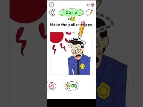 Video guide by Gw Hasan Lxr: Draw Happy Police! Level 3 #drawhappypolice
