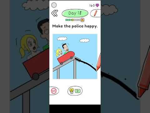 Video guide by Gw Hasan Lxr: Draw Happy Police! Level 18 #drawhappypolice