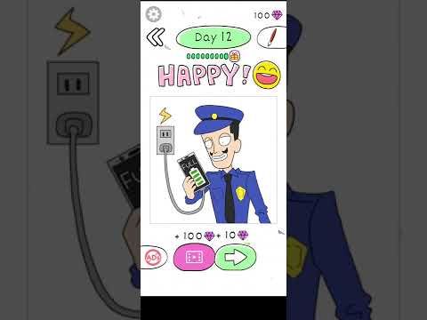 Video guide by Gw Hasan Lxr: Draw Happy Police! Level 12 #drawhappypolice