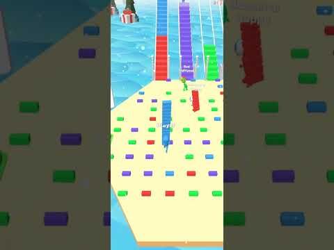 Video guide by Level Up Gaming: Bridge Race Level 1 #bridgerace