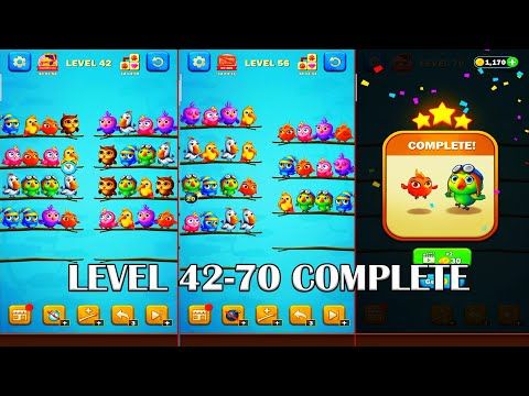 Video guide by KING GAMES : Bird Sort Puzzle Level 42 #birdsortpuzzle