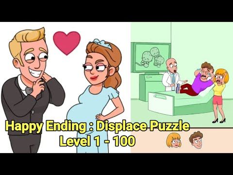 Video guide by sonicOring: Happy Ending: Displace Puzzle Level 1100 #happyendingdisplace