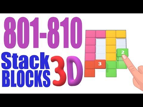 Video guide by Cat Shabo: Stack Blocks 3D Level 801 #stackblocks3d