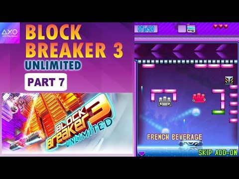 Video guide by AYO Play Games: Block Breaker 3 Unlimited Part 7 - Level 7 #blockbreaker3