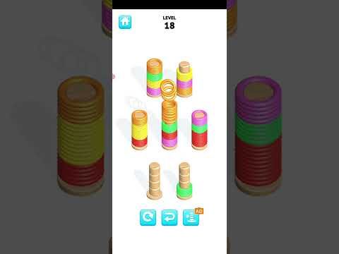 Video guide by Technical KPK: Slinky Sort Puzzle Level 15 #slinkysortpuzzle